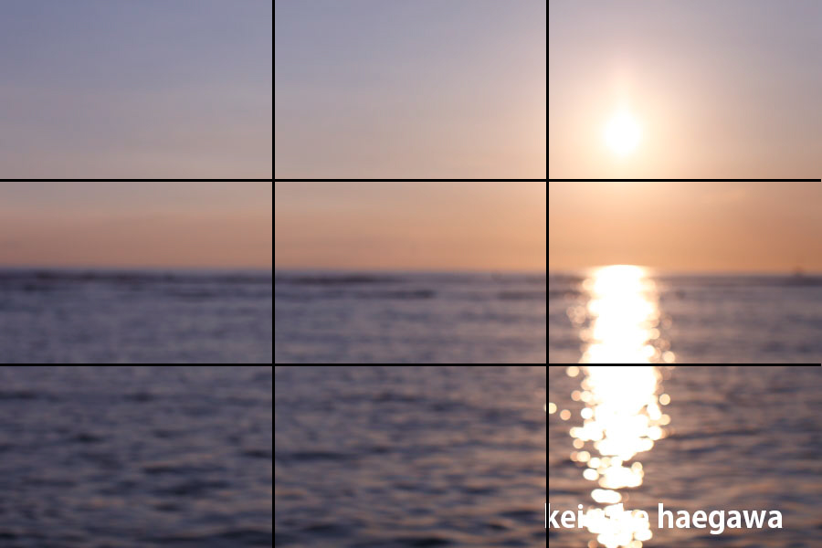 三分割構図<例>