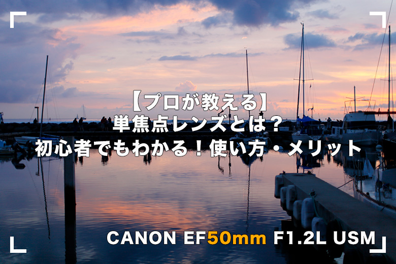 【プロが教える】単焦点レンズとは?初心者でもわかる!使い方・メリット