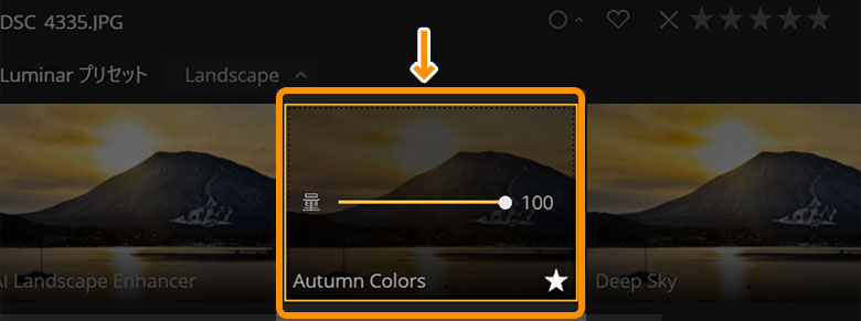 Luminar 4 Looksの使い方