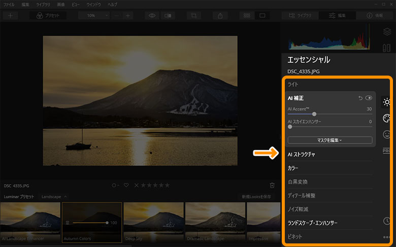 Luminar 4 Looksをもっと使いこなそう