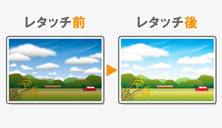 レタッチってなに？写真レタッチの基本