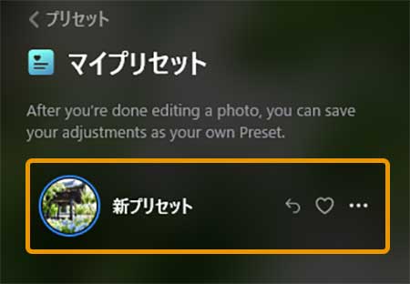 Luminar Neoの「プリセット」機能の使い方