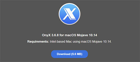 OnyX 3.6.8 for macOS Mojave 10.14