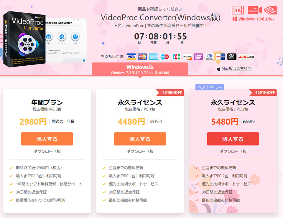 VideoProc Converterを安く買う方法